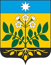 Vector clipart: Evgenievka (Aksu, Pavlodar oblast), coat of arms