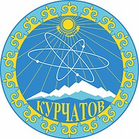 Vector clipart: Kurchatov (East Kazakhstan oblast), coat of arms