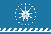 Vector clipart: Cholpon (Issyk-Kul oblast), flag