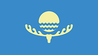 Karakol (Issyk-Kul oblast), flag - vector image