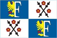 Векторный клипарт: Фридек-Мистек (Чехия), флаг