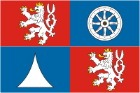 Liberec kraj (Czechia), flag - vector image