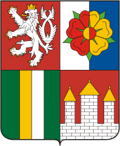 South Bohemian kraj (Czechia), coat of arms - vector image