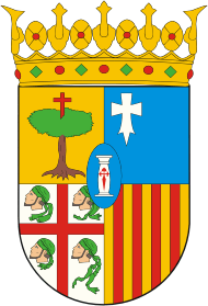 Zaragoza (province in Spain), coat of arms - vector image