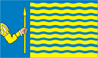 Санксенксо (Испания), флаг - векторное изображение