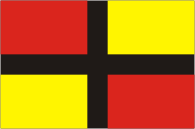 Artés (Spain), flag - vector image