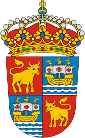 Baiona (Spain), coat of arms - vector image