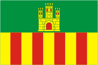 Cubelles (Spain), flag - vector image