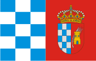 Флаг муниципалитета Гихо-де-Санта-Барбара (провинция Касерес)