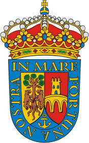 Marin (Spain), coat of arms - vector image
