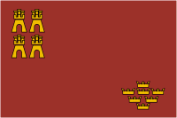 Murcia (autonomous community in Spain), flag - vector image