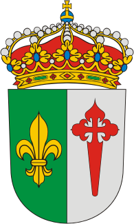 Salvatierra de Santiago (Spain), coat of arms - vector image