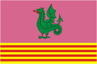 Santa Margarida i els Monjos (Spain), flag - vector image