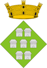 Setcases (Spain), coat of arms - vector image