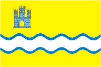 Vilallonga de Ter (Spain), flag - vector image