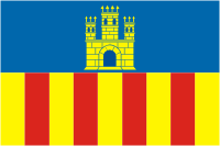 Виланова-и-ла-Жельтру (Испания), флаг - векторное изображение