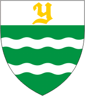 Yverdon (district in Switzerand), coat of arms - vector image