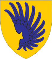 Luzein (district in Switzerland), coat of arms - vector image