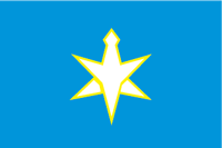 Chiba (Tiba, prefecture in Japan), flag - vector image