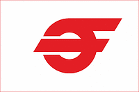 Vector clipart: Chigasaki (Japan), flag