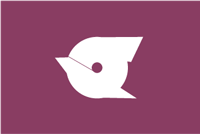 Edogawa ku (Tokyo), flag - vector image