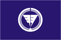 Hanyu (Japan), flag - vector image