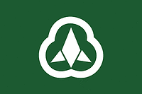 Komatsu (Japan), flag - vector image