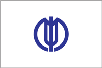 Накуцагава (Япония), флаг - векторное изображение