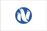 Ogasawara islands (Japan), flag - vector image