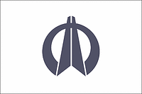 Сабаэ (Япония), флаг - векторное изображение
