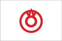 Yamaguchi (city, Japan), flag - vector image