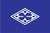 Yamatokouriyama (Japan), flag - vector image