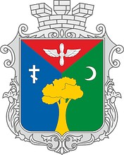 Vector clipart: Kirovskoe (Crimea), coat of arms (2009)