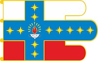 Malyi Mayak (Crimea), flag - vector image