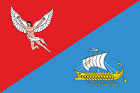 Novofyodorovka (Crimea), flag (2010) - vector image