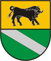 Vector clipart: Verkhnedneprovsk (Dneptopetrovsk oblast), coat of arms