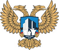 DPR Construction Ministry, emblem - vector image