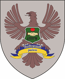 Vector clipart: Tyachev rayon (Zakarpatye oblast), coat of arms (2007)
