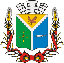 Primorsk (Zaporozhye oblast), coat of arms - vector image