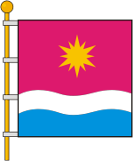 Vector clipart: Malaya Viska (Mala Vyska, Kirovograd oblast), flag