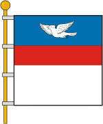 Novoe (Kirovograd oblast), flag - vector image