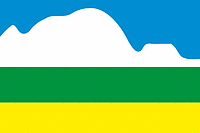 Vector clipart: Mongun-Taiga rayon (Tuva), flag (before 2018)