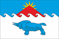 Vector clipart: Sut-Kholsky rayon (Tuva), flag