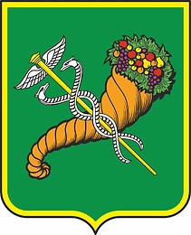 Kharkov oblast, small coat of arms - vector image