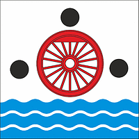 Vector clipart: Borbukhi (Khmelnitsky oblast), flag