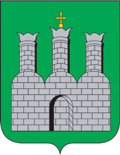 Oster (Chernigov oblast), coat of arms - vector image