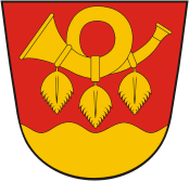 Bjorkoby (Finland), coat of arms - vector image