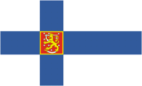 Finland (Suomi), state flag - vector image