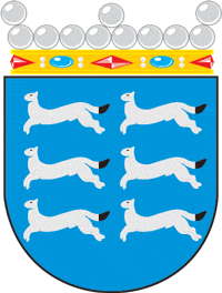 Pohjanmaa (Ostrobothnia, historical province in Finland), coat of arms - vector image