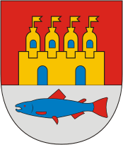 Oulu (Finland), coat of arms - vector image